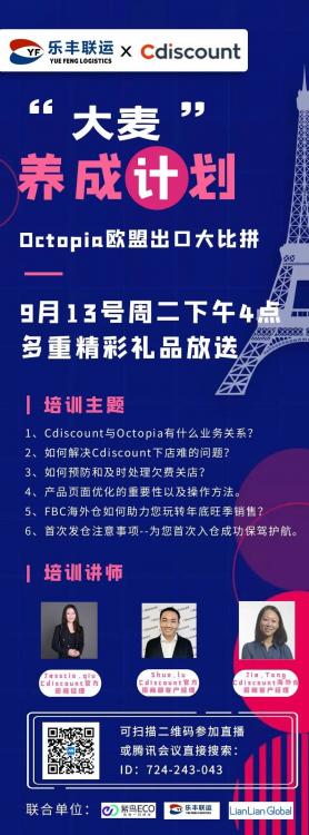 樂豐聯(lián)運攜手Cdiscount官方，全方位攻克開店、運營、發(fā)貨三大難題！-樂豐貨運｜樂豐國際貨運｜樂豐電商物流